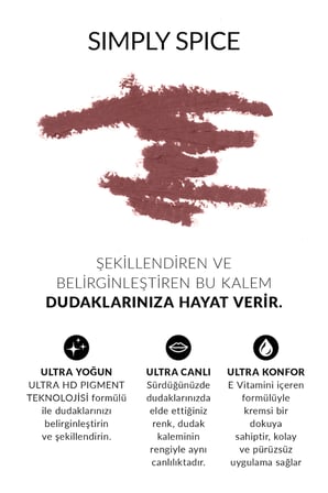 Ultra Colour Dudak Kalemi - Simpliy Spice