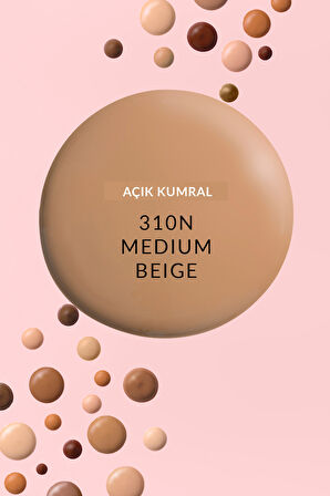 Make Up + Care 3ü 1 Arada Mat Serum Fondöten 30 Ml. 310N Medium Beige