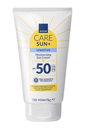 SUN+ PROTECT Hassas Ciltler İçin Nemlendirici Güneş Kremi SPF 50 150 Ml.