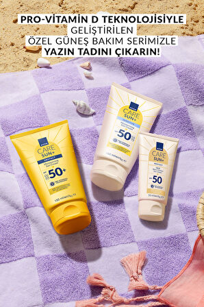 SUN+ PROTECT Hassas Ciltler İçin Nemlendirici Güneş Kremi SPF 50 150 Ml.