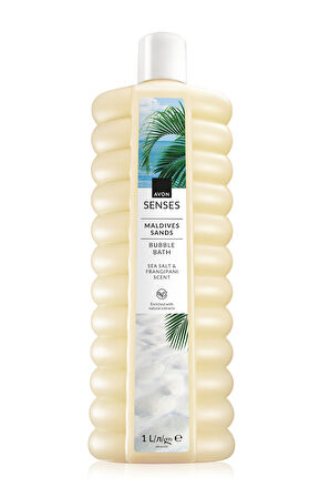 Senses Maldives Sands Deniz Tuzu ve Frangipani Kokulu Banyo Köpüğü 1lt