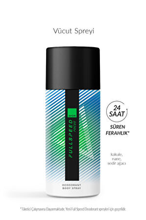 Full Speed Focus Erkek Sprey Deodorant 150 Ml.