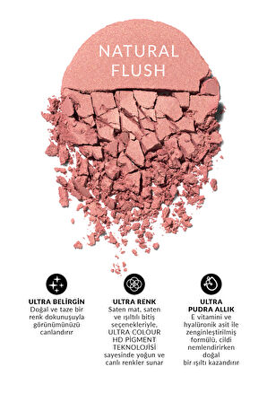 Ultra Colour Pudra Allık Natural Flush