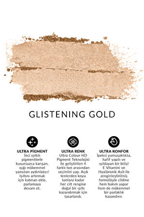 Ultra Colour Pudra Aydınlatıcı Glistening Gold