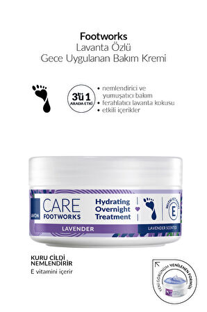 Footworks Lavanta Özlü Gece Uygulanan Bakım Kremi 150ml