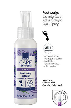 Footworks Lavanta Özlü Koku Önleyici Ayak Spreyi 100ml