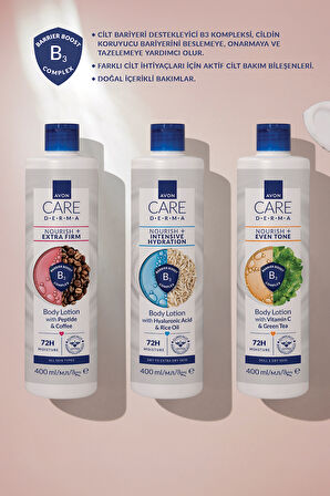 Care Derma Besleyici + Ekstra Sıkılaştırma Etkili Peptit ve Kahve İçeren Vücut Losyonu 400ml