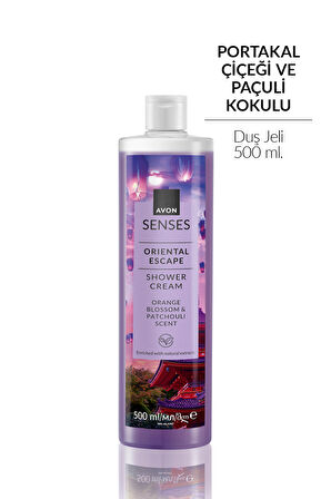 Senses Oriental Escape Portakal Çiçeği ve Paçuli Kokulu Duş Jeli 500ML