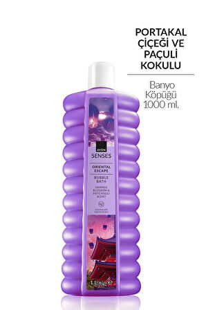 Senses Oriental Escape Portakal Çiçeği ve Paçuli Kokulu Banyo Köpüğü 1 Lt