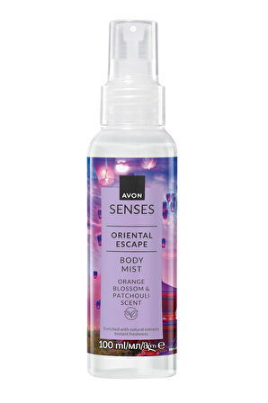 Senses Oriental Escape Portakal Çiçeği ve Paçuli Kokulu Vücut Spreyi 100ML