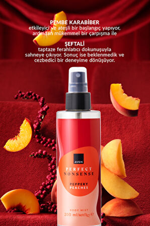 Perfect Nonsense Peppery Peaches Vücut Spreyi 200ML