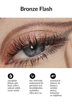 Glimmerstick Asansörlü Kromatik Göz Kalemi Bronze Flash
