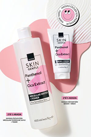 SK!N Hassas Ciltler İçin Micellar Temizleme Suyu + Tonik 400 Ml.