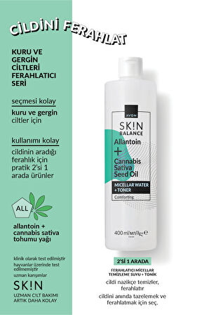 SK!N Ferahlatıcı Micellar Temizleme Suyu + Tonik 400 Ml.