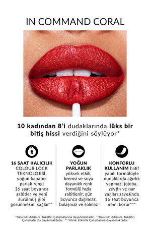 Power Stay Kremsi Vinyl Likit Ruj - In Command Coral