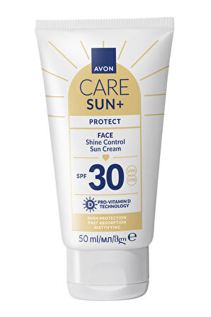 SUN+ PROTECT Yüz İçin Parlaklık Kontrolü Güneş Kremi SPF 30 50ml