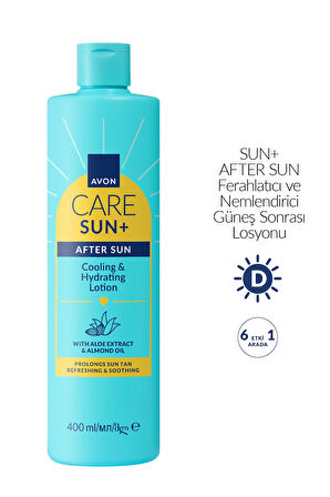 SUN+ AFTER SUN Ferahlatıcı ve Nemlendirici Güneş Sonrası Losyonu 400ml