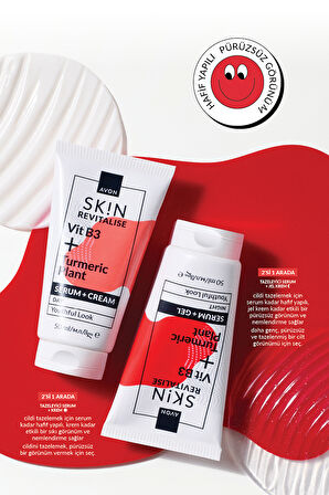 SK!N Tazeleyici Serum + Jel Krem 50 Ml.