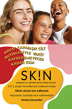 SK!N Güneş Koruyucu + Krem SPF30 50 Ml.