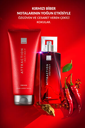 Attraction Instict Erkek Saç ve Vücut Şampuanı 200 Ml.