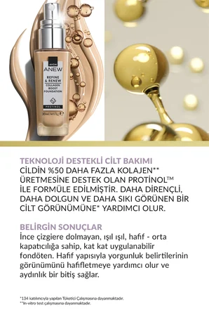 Anew Düzgünleştirici ve Tazeleyici Serum Fondöten 235P