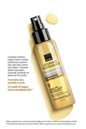 Advance Techniques Parlaklık Veren Saç Bakım Spreyi 100 Ml.