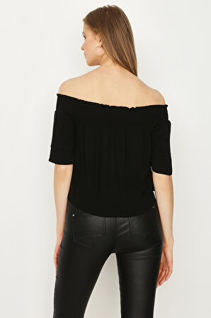 Kadın Carmen Yaka Bluz