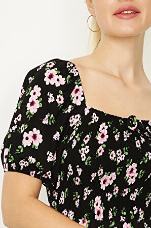 Kadın Çiçek Desenli Elbise