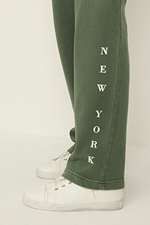 Kadın Fermuar Detaylı Eşofman Altı