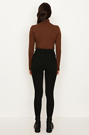 Kadın Yırtık Detaylı Skinny Jeans