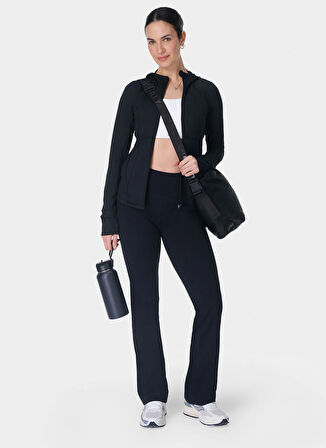 Sweaty Betty SB9218S_001 Power 30 Workout Boot C Siyah Yüksek Bel Normal Düz Kadın Eşofman Altı