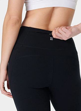 Sweaty Betty SB9218S_001 Power 30 Workout Boot C Siyah Yüksek Bel Normal Düz Kadın Eşofman Altı