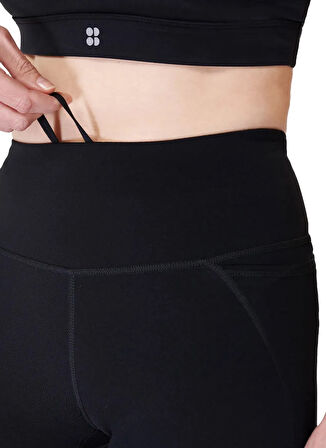 Sweaty Betty SB9218R-001 POWER 32 WORKOUT BOOT C Siyah Yüksek Bel Normal Düz Kadın Eşofman Altı