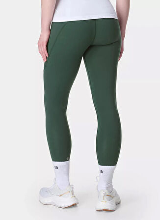 Sweaty Betty SB5400-310 POWER WORKOUT LEGGINGS Yeşil Düz Kadın Tayt