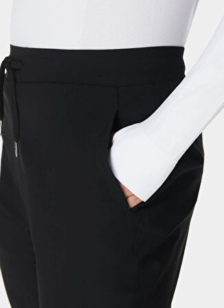 Sweaty Betty SB5376AFLE-001 EXPLORER 27 TROUSER Siyah Yüksek Bel Normal Düz Kadın Eşofman Altı