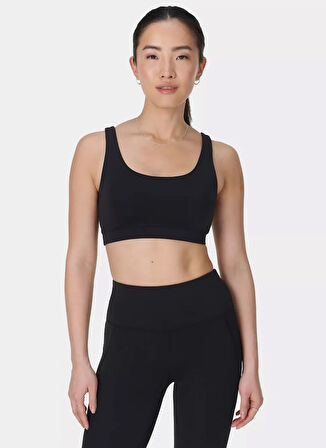 SB10078-001 ALL DAY ACTIVE BRALETTE Siyah U Yaka Regular Fit  Kadın Sporcu Sütyeni