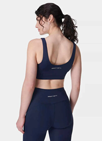 Sweaty Betty SB10078-410 ALL DAY ACTIVE BRALETTE Lacivert Sporcu Sütyeni