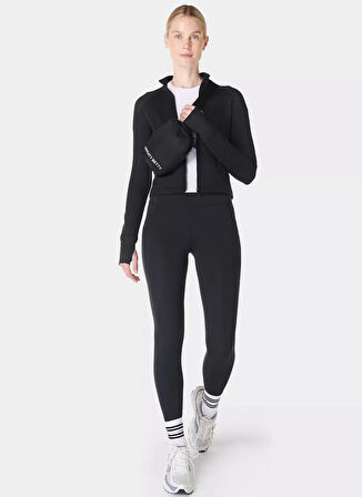 SB10159-12799 ALL DAY ACTIVE 7/8 LE Siyah Regular Fit Desenli Kadın Tayt