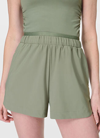 SB10211S-7063 EXPLORER ELEVATED 3 S Haki  Normal Kalıp  Kadın Şort