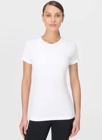 Sweaty Betty SB10131-100 ATHLET Beyaz Kadın T-Shirt