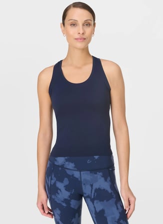 Sweaty Betty SB10138-410 ATHLETE CROP SEAMLESS W Lacivert Kadın Atlet