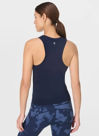 Sweaty Betty SB10138-410 ATHLETE CROP SEAMLESS W Lacivert Kadın Atlet