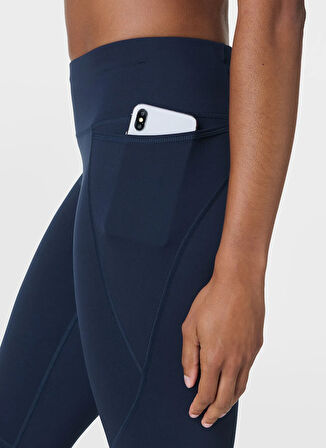 Sweaty Betty SB5400AZ-400 POWER WORKOUT LEGGINGS Mavi Desenli Kadın Tayt