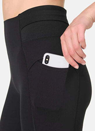 Sweaty Betty SB1026778-001 ULTIMATE RUNNING 7/8 Siyah Düz Kadın Tayt