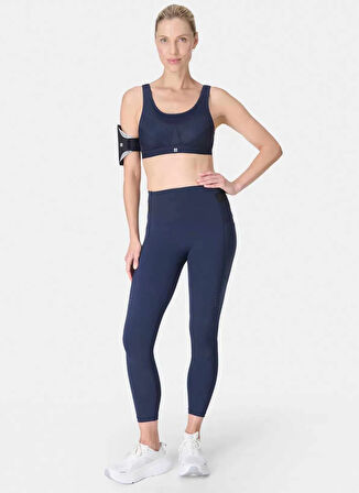 Sweaty Betty SB1026778-410 ULTIMATE RUNNING 7/8 Lacivert Düz Kadın Tayt