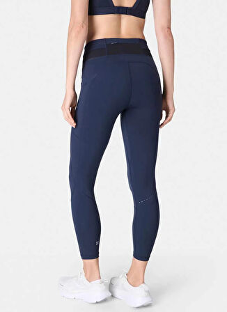 Sweaty Betty SB1026778-410 ULTIMATE RUNNING 7/8 Lacivert Düz Kadın Tayt
