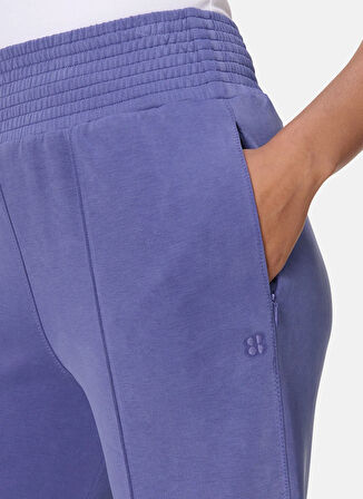 Sweaty Betty SB9226-400 SAND WASH CLOUDWEIGHT TR Mavi Lastikli Bel Normal Düz Kadın Eşofman Altı