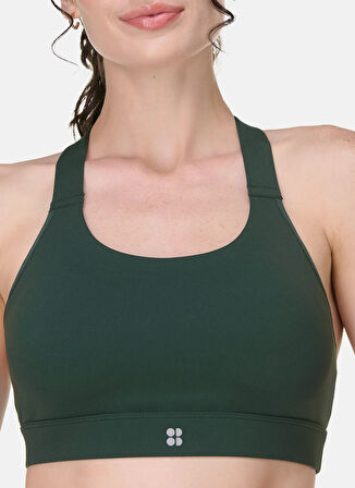 Sweaty Betty SB10229-310 POWER MEDIUM SUPPORT SP Yeşil Sporcu Sütyeni