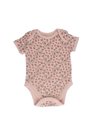 Bebek %100 Pamuk Disney Nala Baskılı 7'li Bodysuit / Zıbın