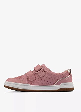 Clarks Deri Açık Pembe Kız Çocuk Günlük Ayakkabı 26158975 Fawn Solo K